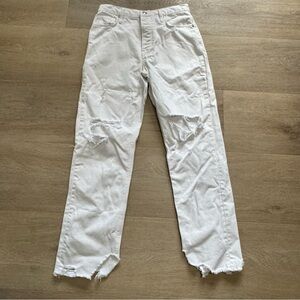 We the Free Free People White Denim Jeans
